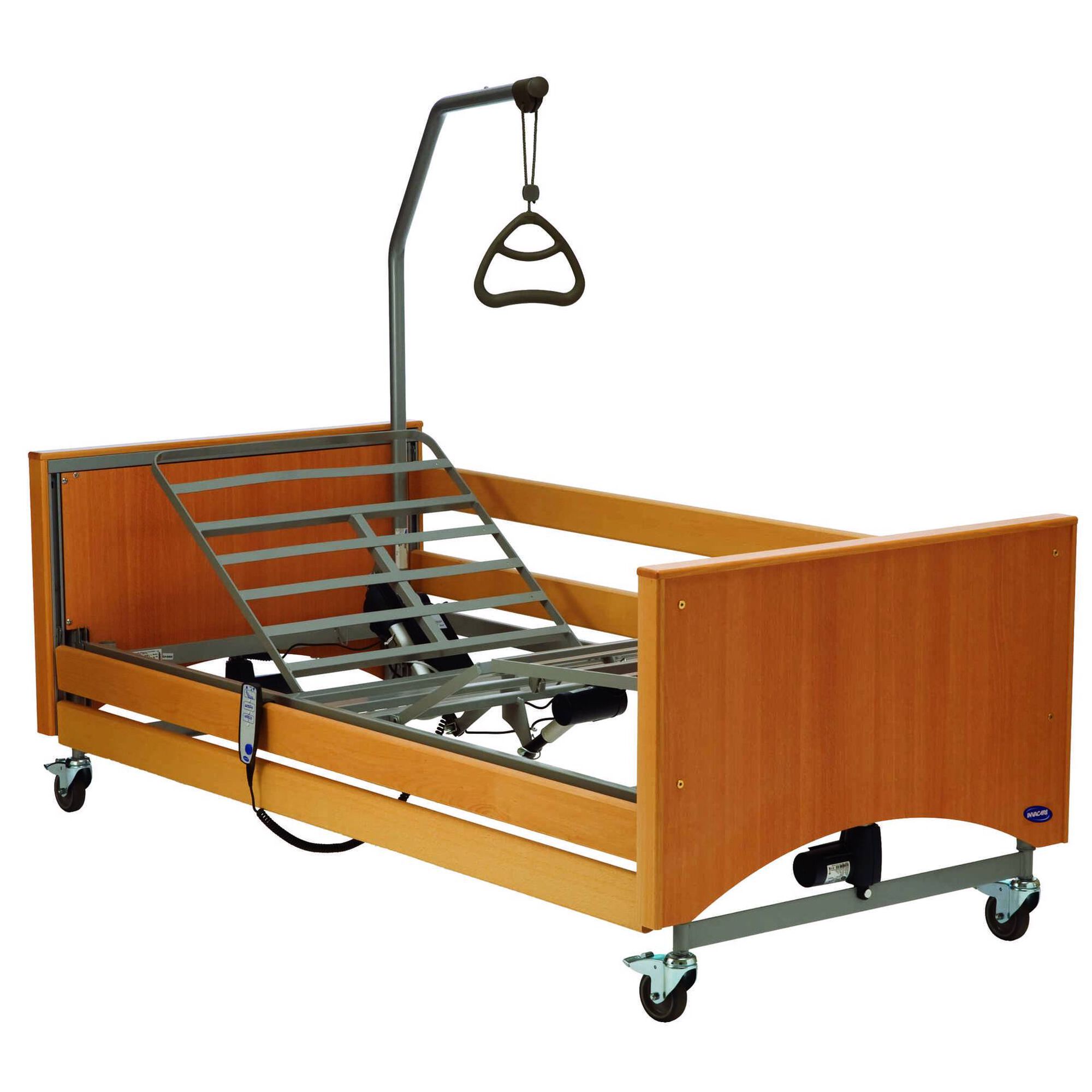 Demonstração de cama articulada elétrica Invacare® Medley Ergo